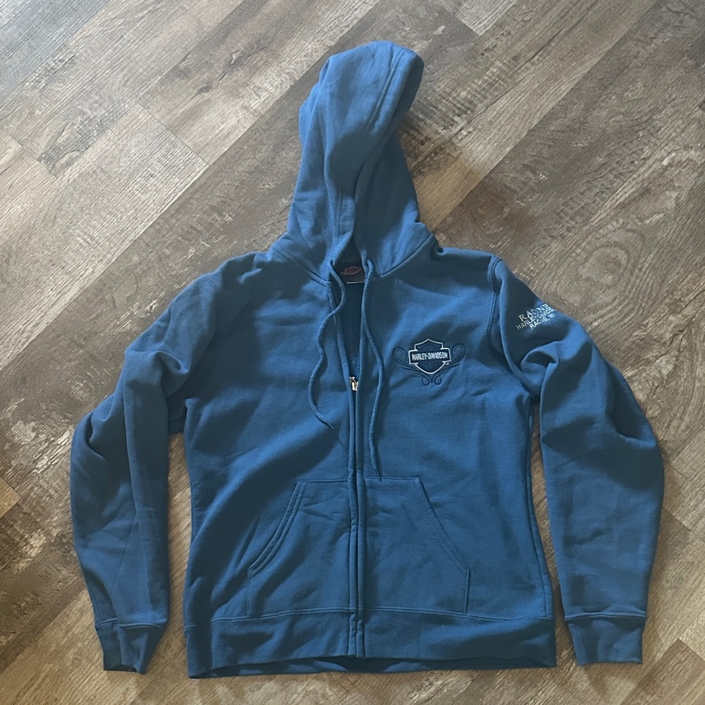 Harley-Davidson Blue Logo Hoodie
